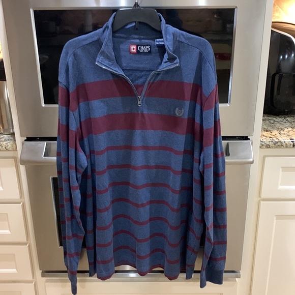 Chaps XXL/TTG soft cotton pullover shirt. This is a 2X big & tall fits large see - Picture 3 of 16
